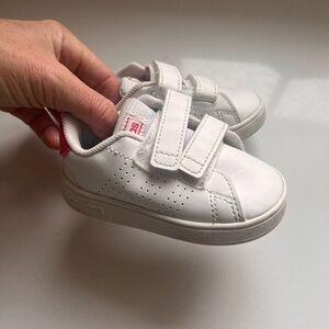 Adidas Kids White Sneakers size 5